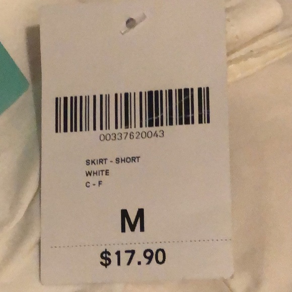 NWT Forever 21 white skirt size M - Picture 4 of 4